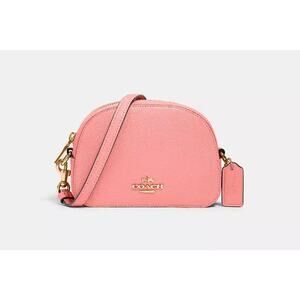 Coach Mini Serena Crossbody Bag in Candy Pink / Gold Flawless